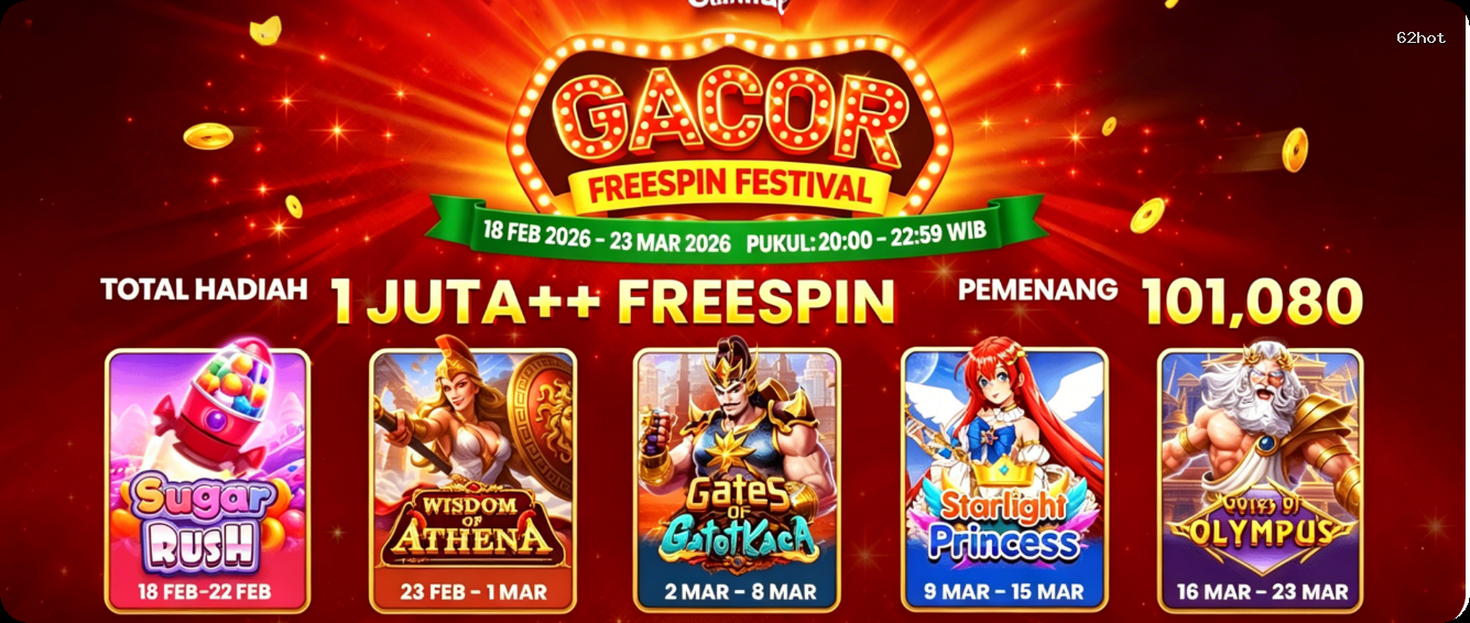 Login 62hot Sekarang Bonus Melimpah
